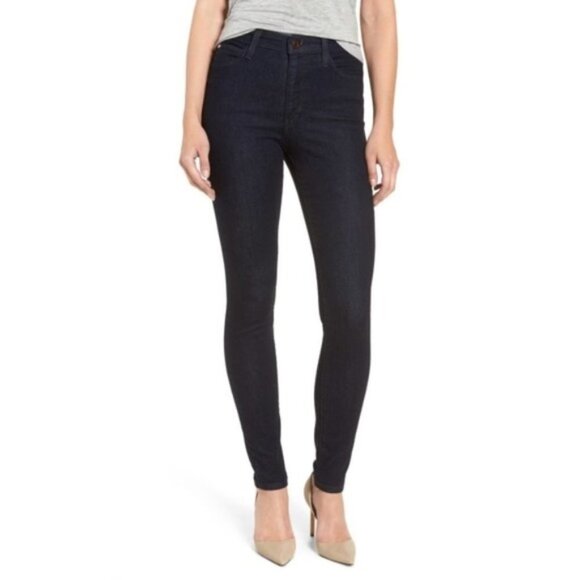 Joe's Jeans High Rise Skinny Jeans Flawless Charlie Maribel Dark Wash Denim 24 - Picture 8 of 12
